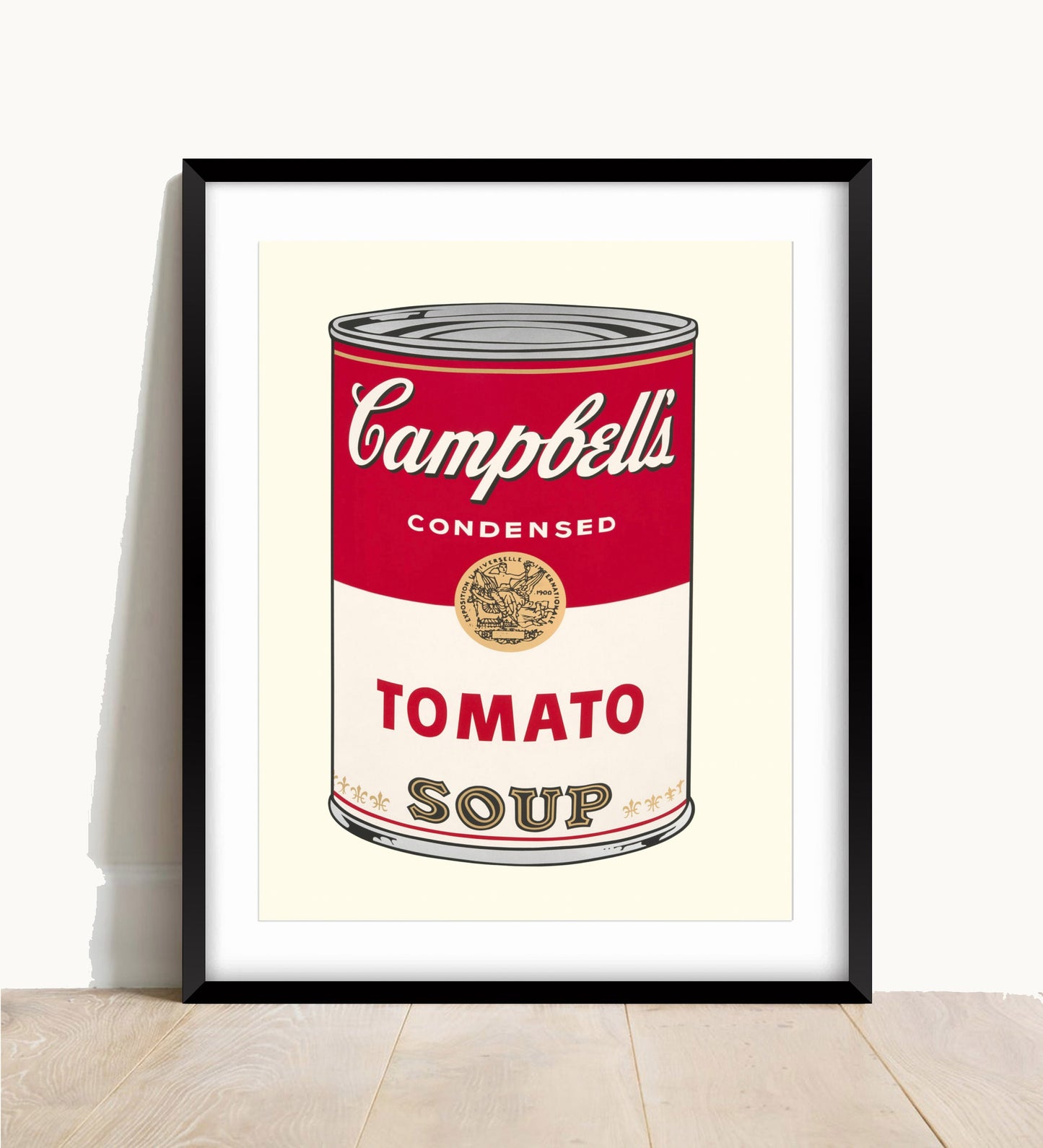 Andy Warhol Campbell's Soup Print: Retro Pop Art Poster