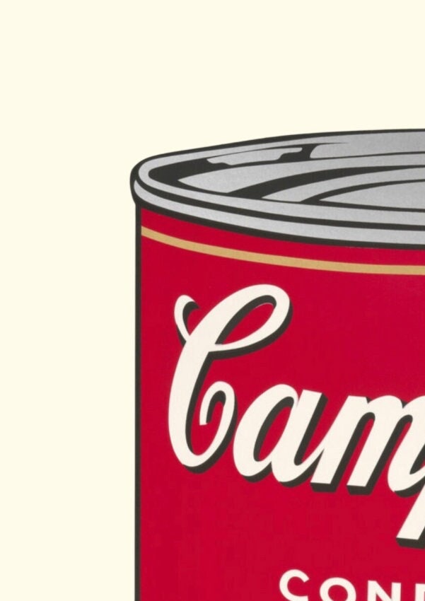 Andy Warhol Campbell's Soup Print: Retro Pop Art Poster