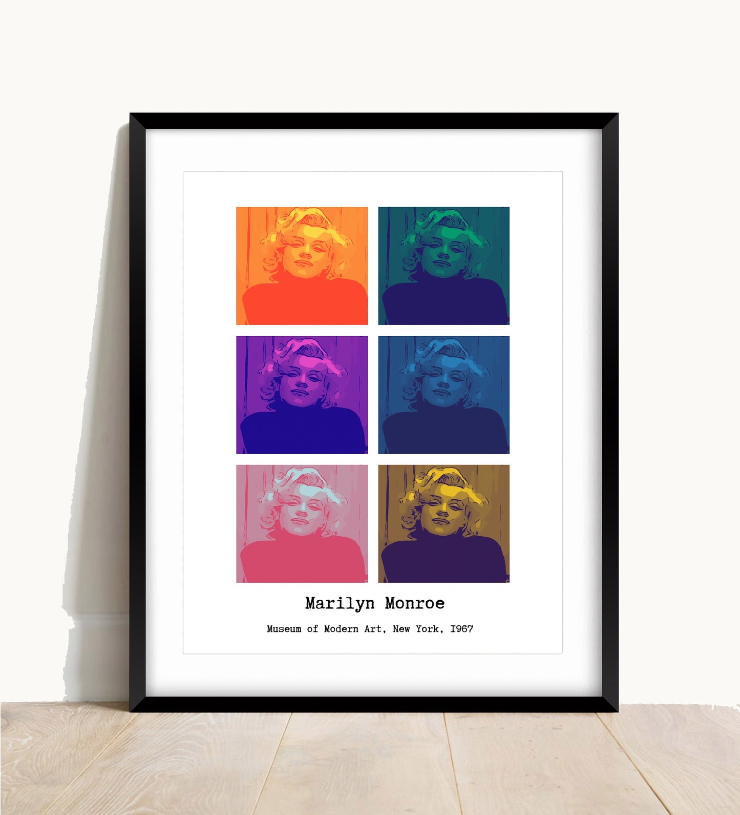 Marilyn Monroe Andy Warhol Print: Pop Art Film Star (A4/A3)