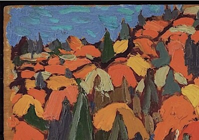 Tom Thomson Autumn Foliage Art Print: Vintage Canadian Landscape