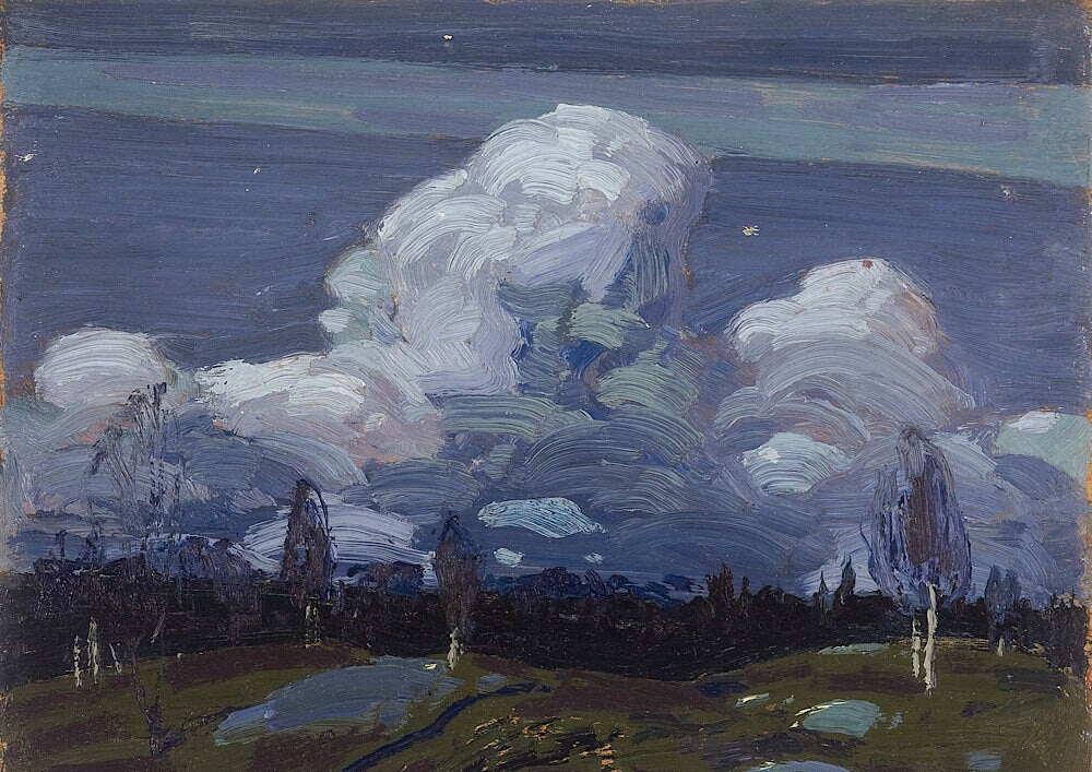 Tom Thomson Moonlight Fall Print: Vintage Canadian Art (A4/A3)