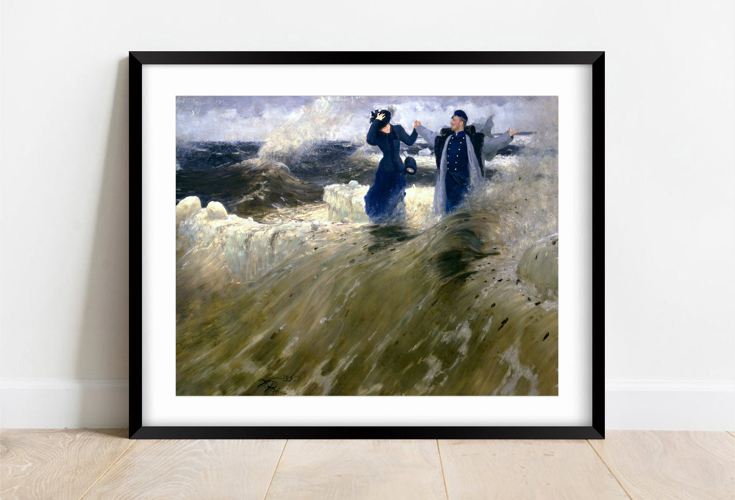 Ilya Repin: What Freedom! Vintage Sea Art Poster
