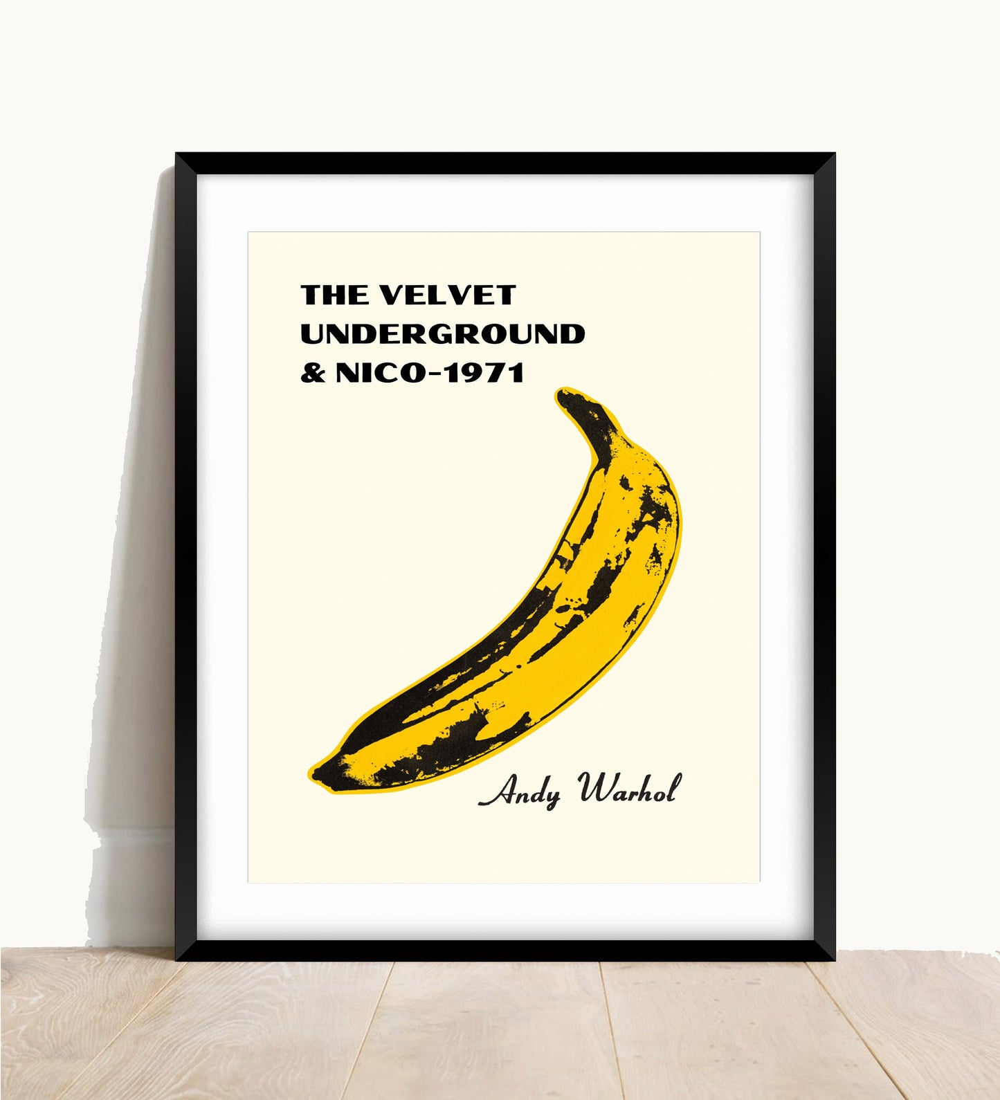 Andy Warhol Velvet Underground Banana Poster: Pop Art Print