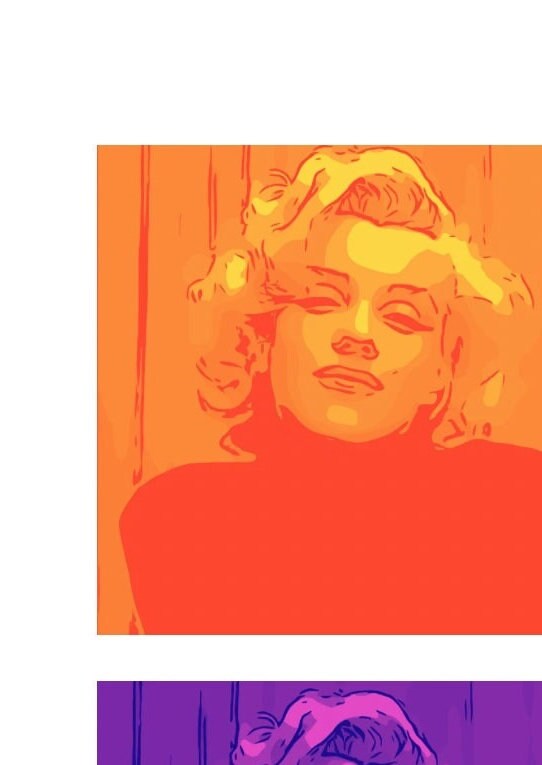 Marilyn Monroe Andy Warhol Print: Pop Art Film Star (A4/A3)