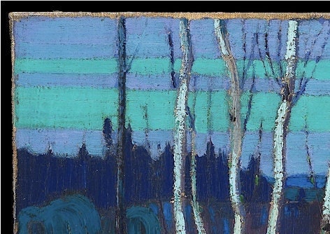 Tom Thomson Silver Birches Print: Vintage Canadian Art (A4/A3)