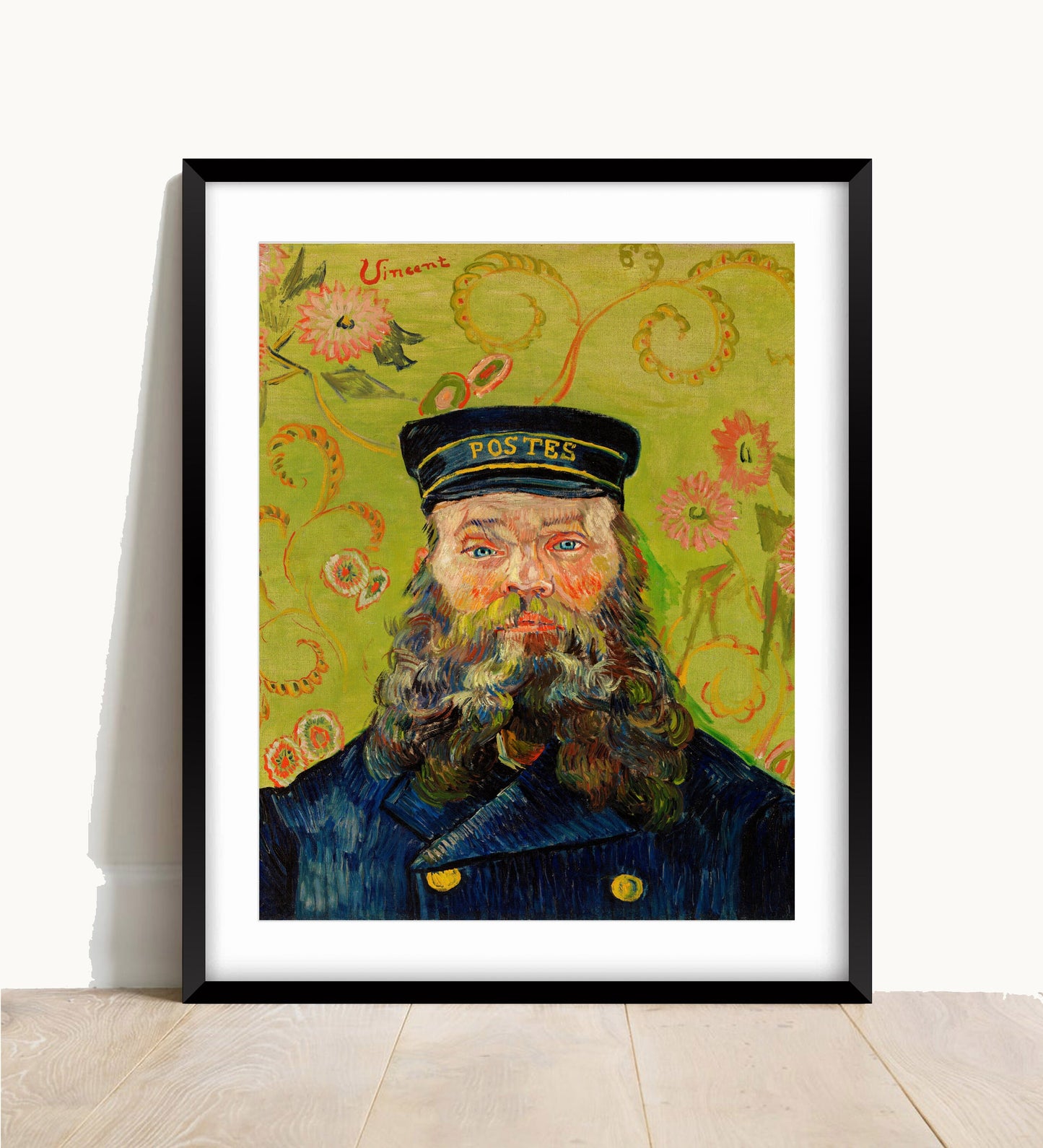 Van Gogh Print: Postman Joseph Roulin, Impressionist Wall Art