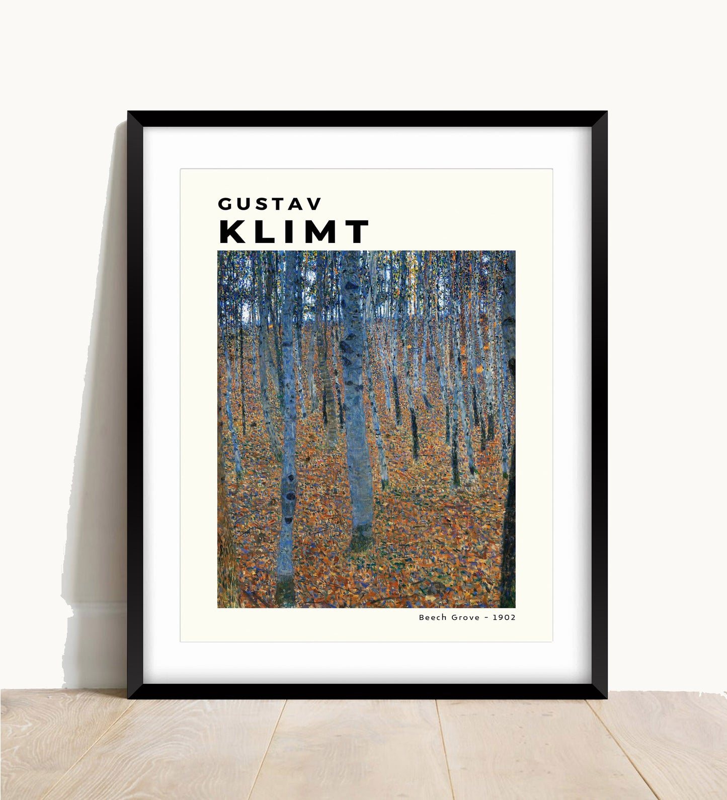 Gustav Klimt Beech Grove Print: Austrian Art, Forest Wall Decor