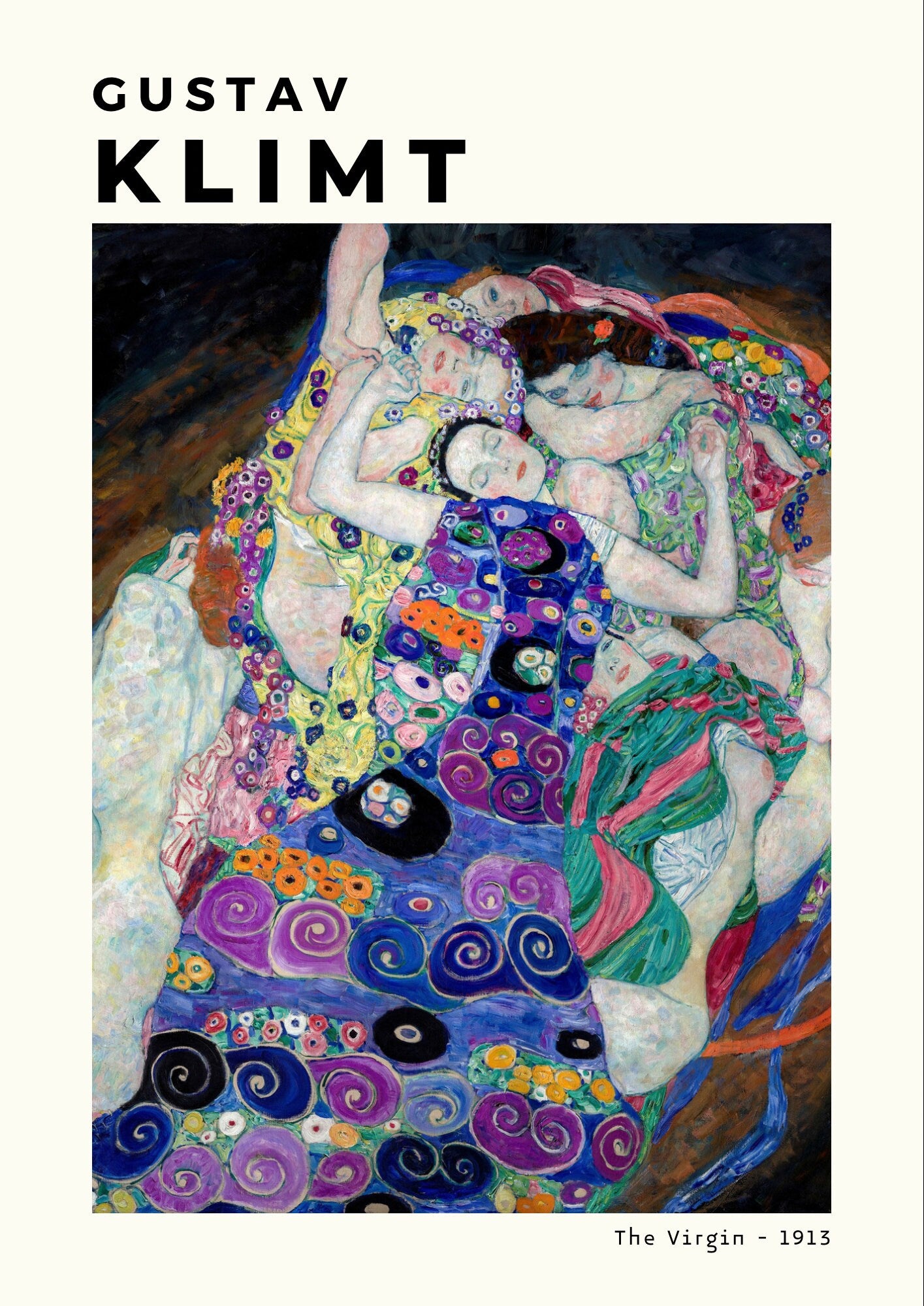 Gustav Klimt 'The Virgin' Art Print: Austrian Wall Art