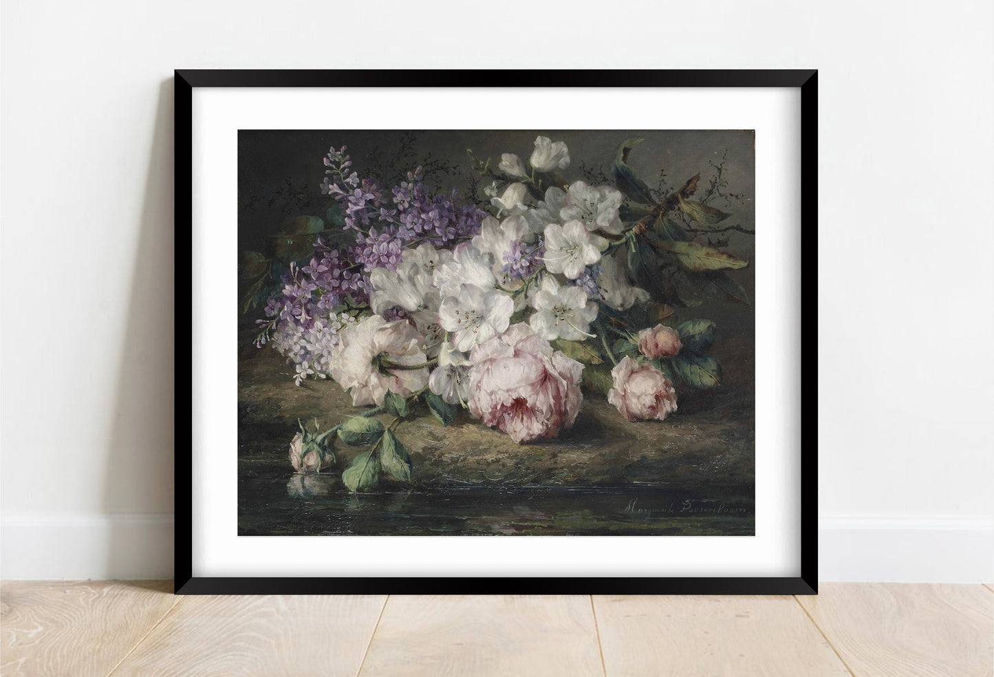 Margaretha Roosenboom Roses Print: Vintage Dutch Flower Art