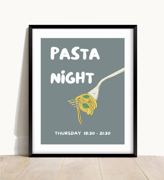 Pasta Night Print