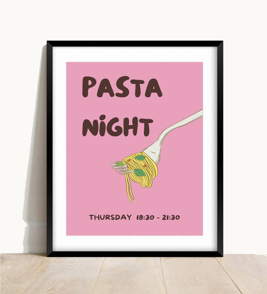 Pasta Night Print