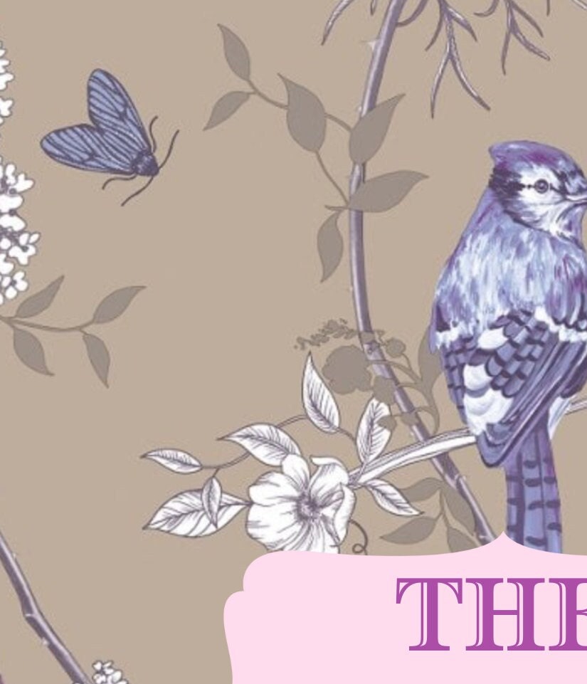 Personalized Bird Print: Funny Bathroom Wall Art, Floral Loo Decor