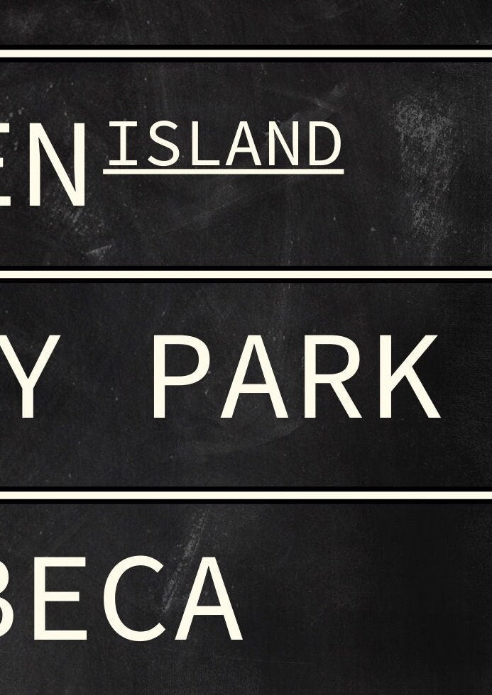 New York Subway Station Art Print: NYC Travel Poster