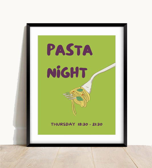 Pasta Night Print