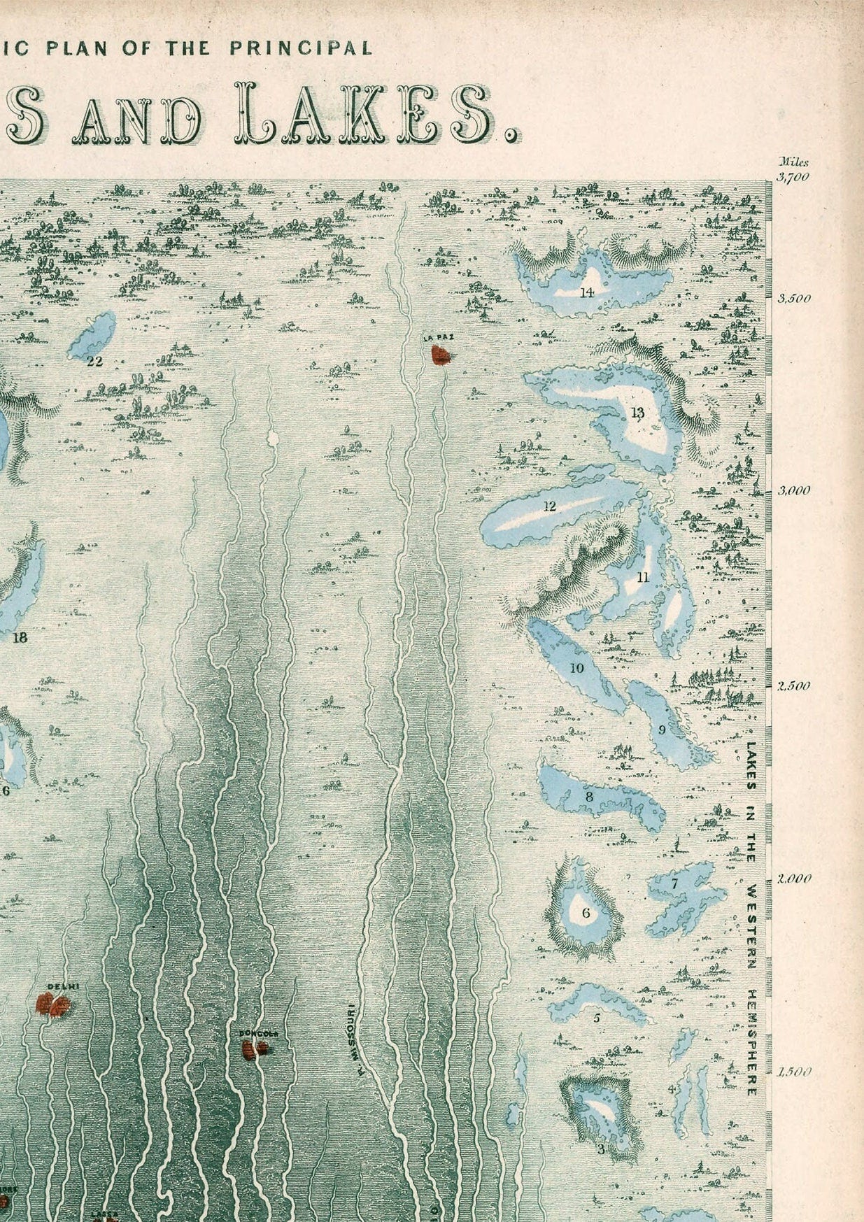 Vintage Rivers and Lakes of the World Print by John Emslie
