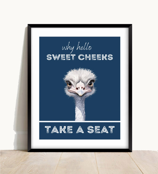 Hello Sweet Cheeks Print