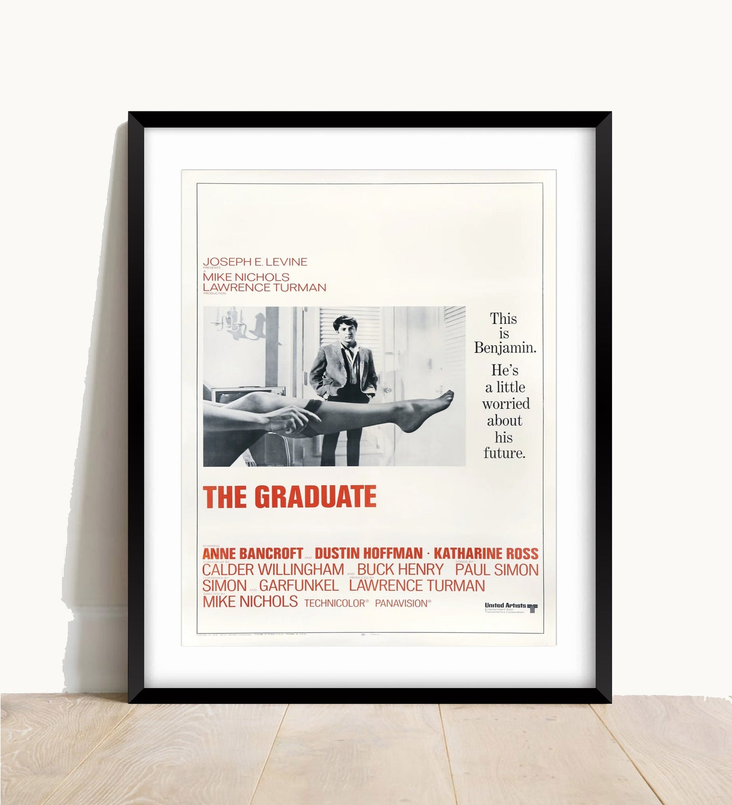 The Graduate Movie Poster: Vintage Cinema Art Print