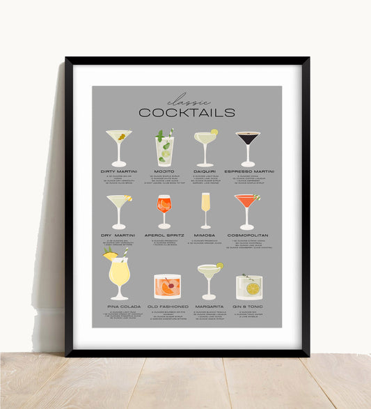 Cocktails Print