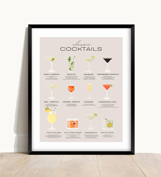 Cocktails Print