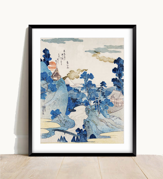 Utagawa Kuniyoshi Fuji no Yukei Print
