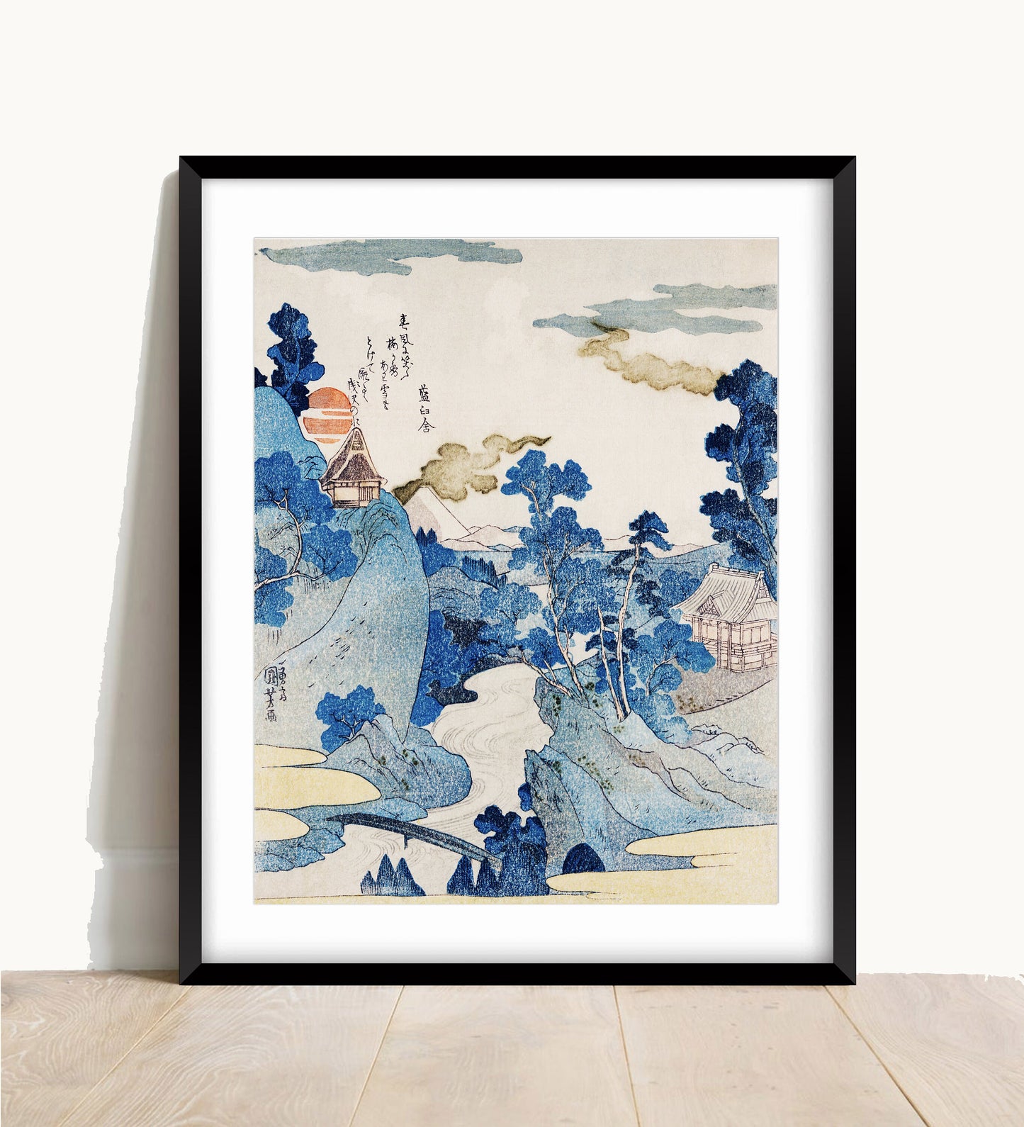 Utagawa Kuniyoshi Fuji Print: Japanese Woodblock Art Poster