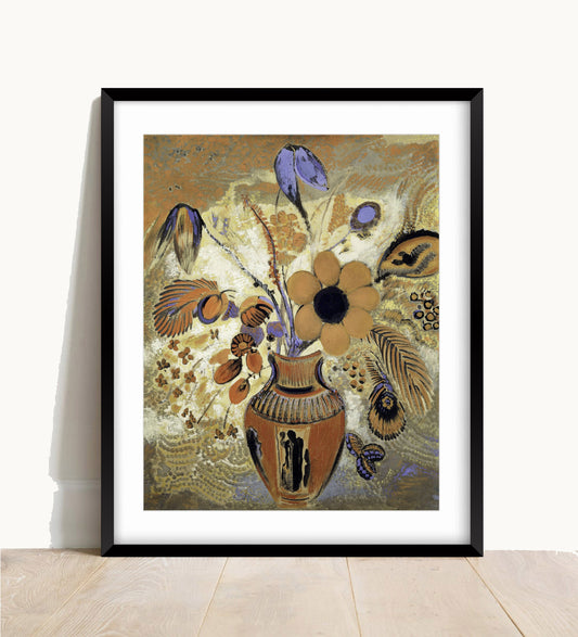 Odilon Redon, Vase of Flowers Print