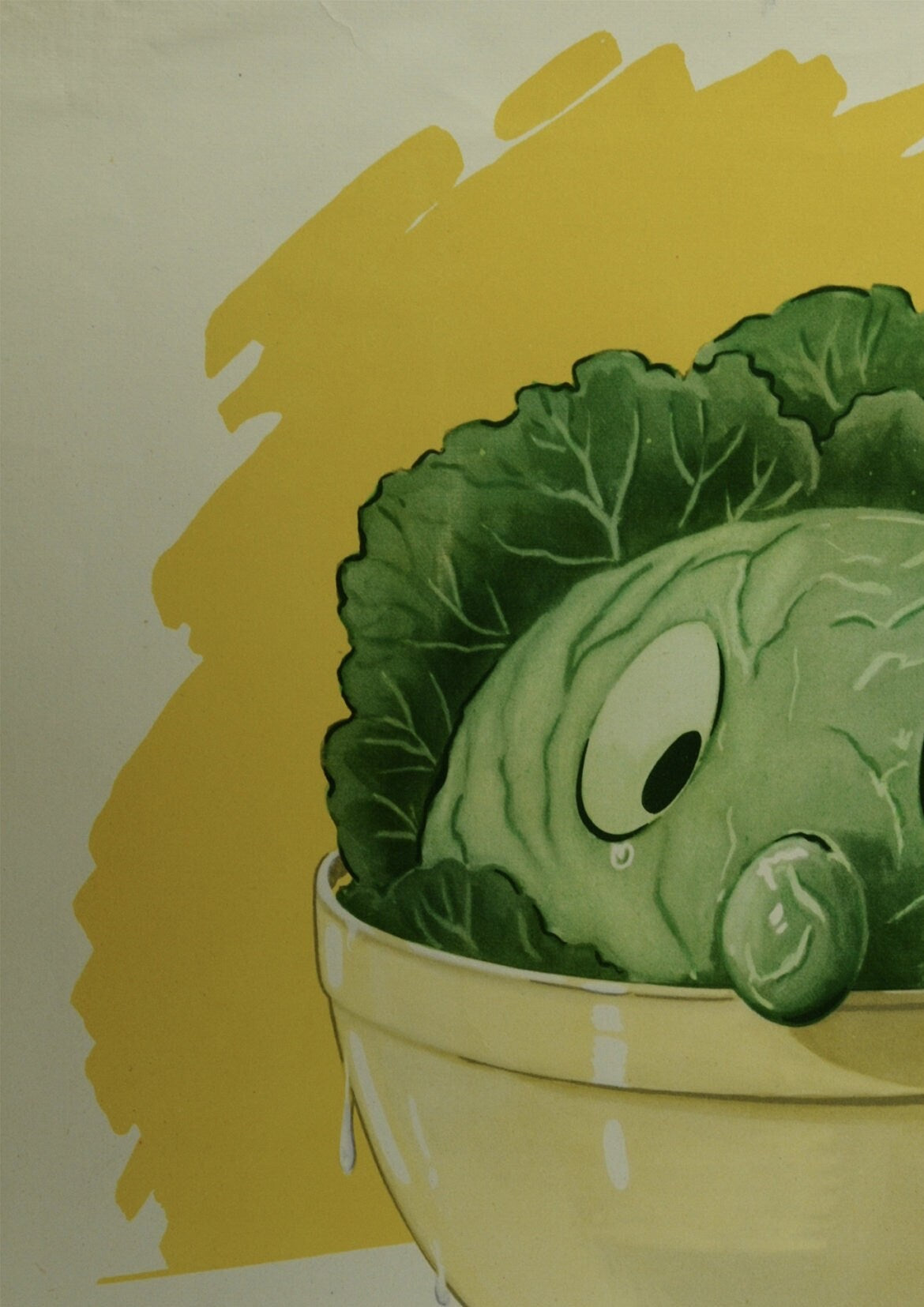 Vintage Food Poster: Quirky Kitchen Art Print
