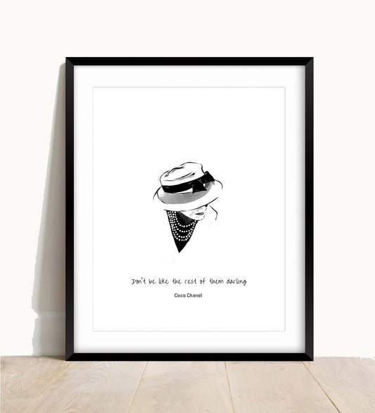 Vintage French Perfume Print