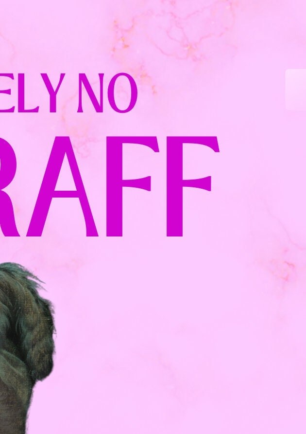 Marie Antoinette Portrait Print: "Absolutely No Riff Raff" Hallway Art