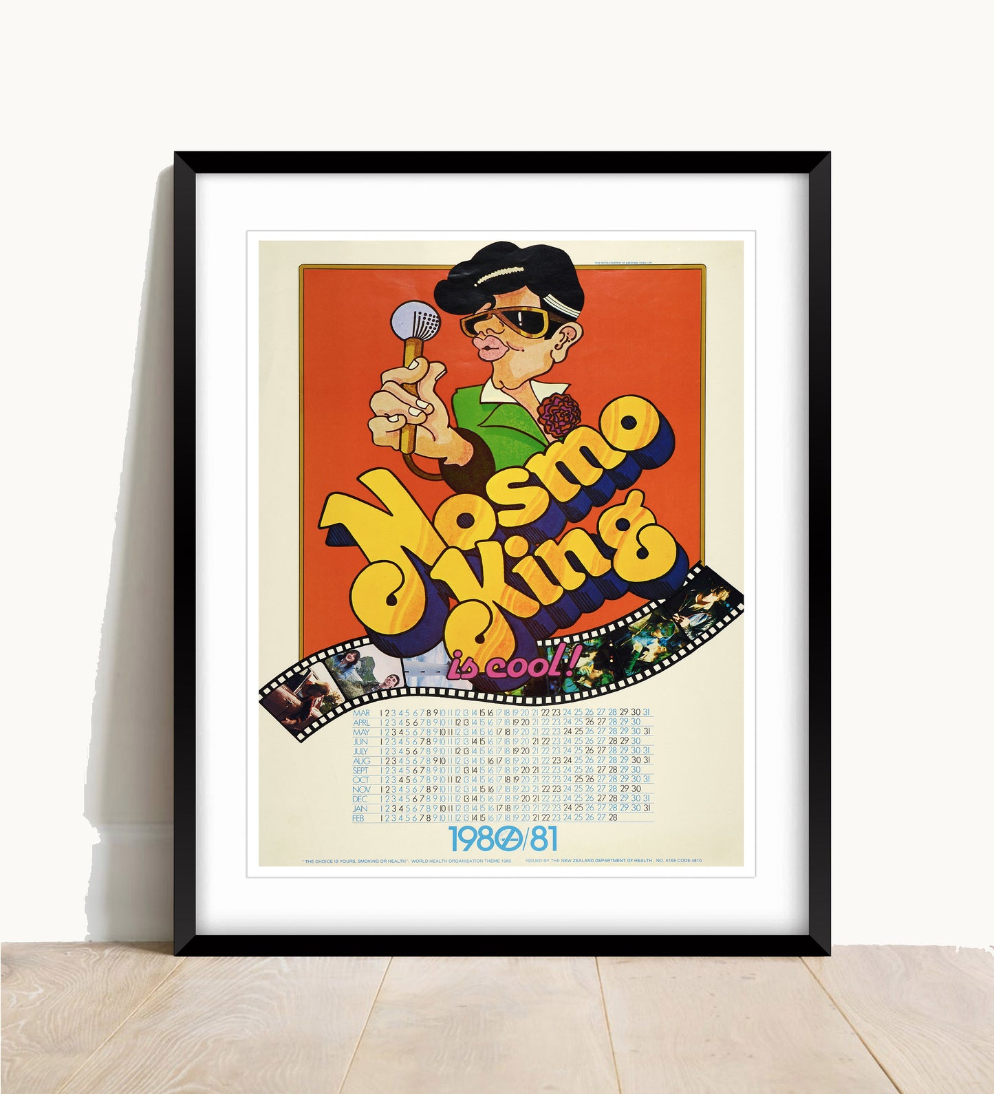 Vintage "No Smoking" Poster: Quirky Kitchen Wall Art (A4/A3/A2/A1 Print)