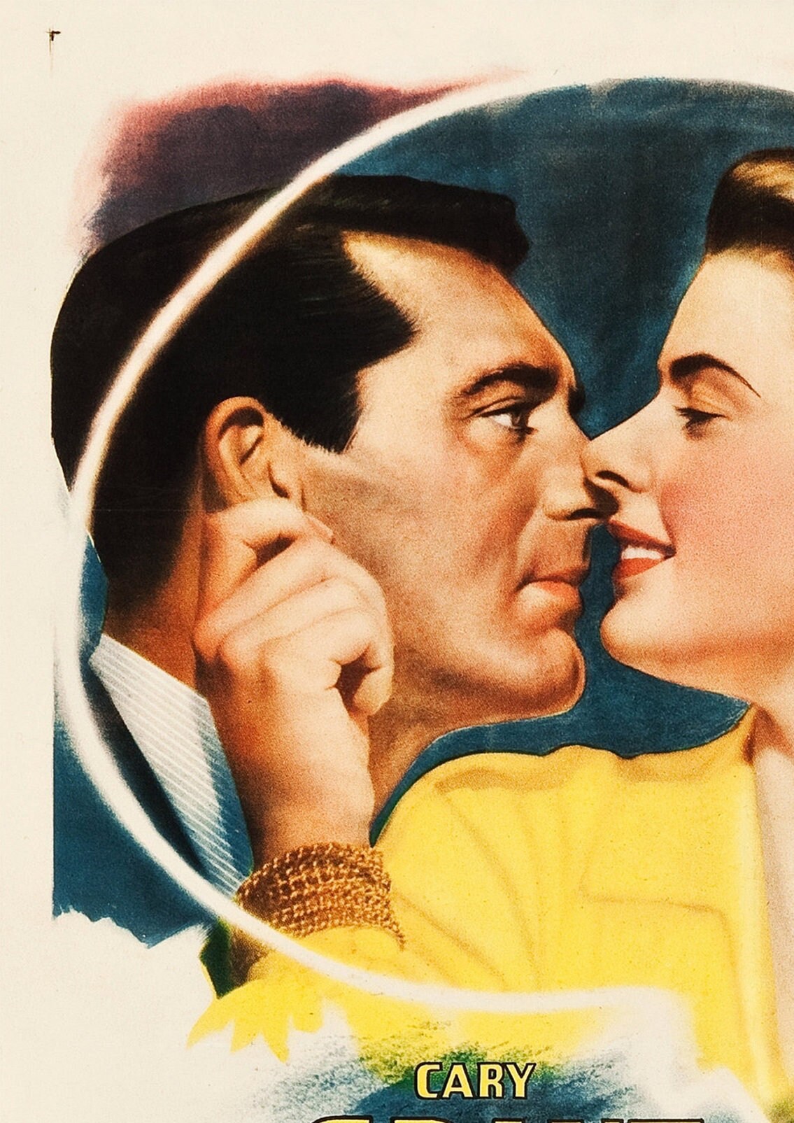 Notorious Movie Poster: Vintage Cinema Style Print, Cary Grant & Ingrid Bergman