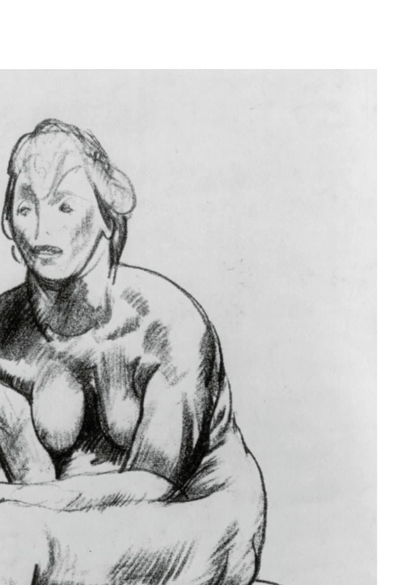 George Wesley Bellows Nude Art Print, Classic Erotic Painting
