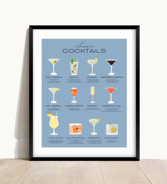 Cocktails Print
