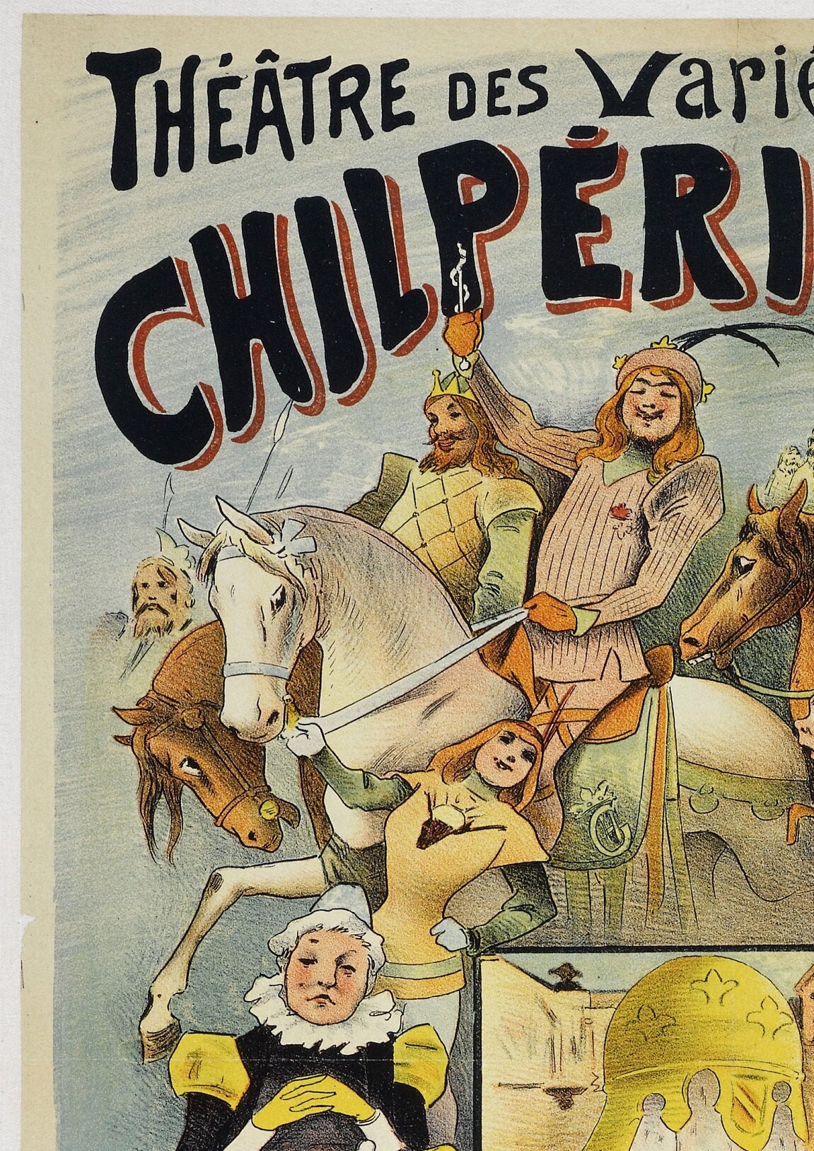 Opera Bouffe Vintage Poster: Theatre of Varieties Print