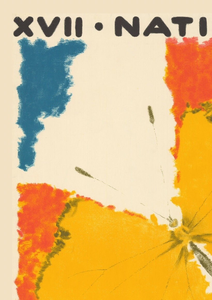 Giacometti Exhibition Poster: Butterfly Art Print, Zurich 1928