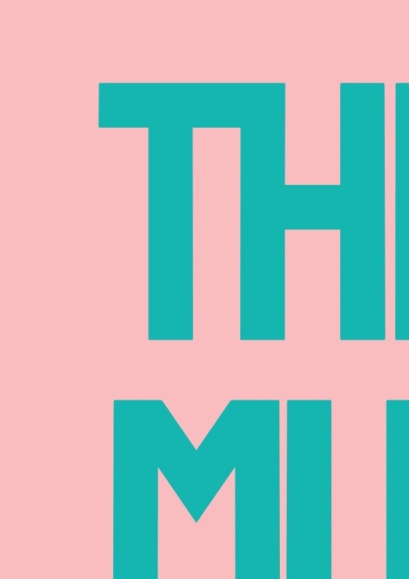 This Must Be The Place Print, Colourful Typography, Hallway Welcome Art