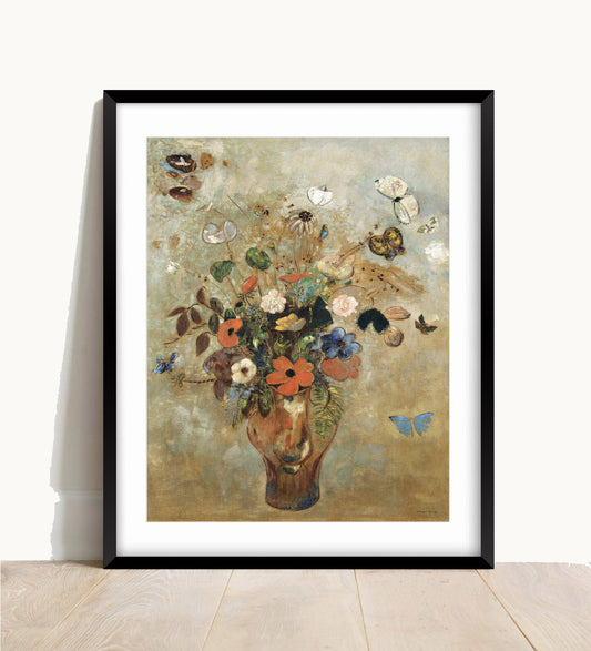 Odilon Redon, Vase of Flowers Print