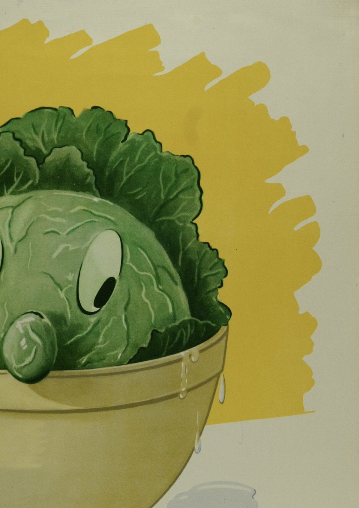 Vintage Food Poster: Quirky Kitchen Art Print