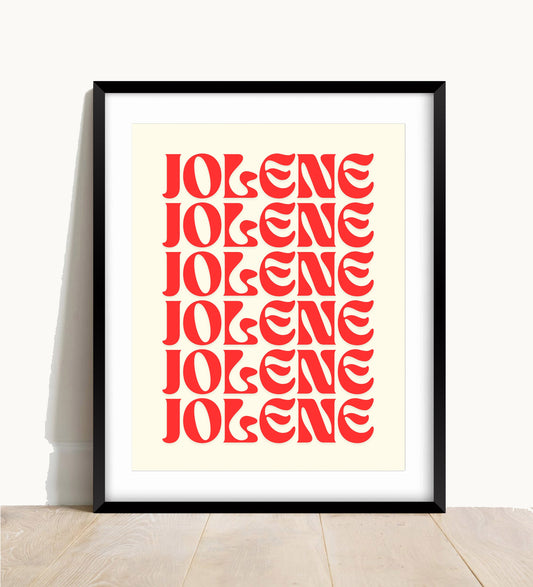 Dolly Parton, Jolene Print
