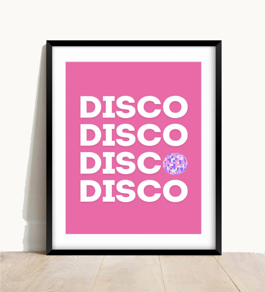Disco Wall Print