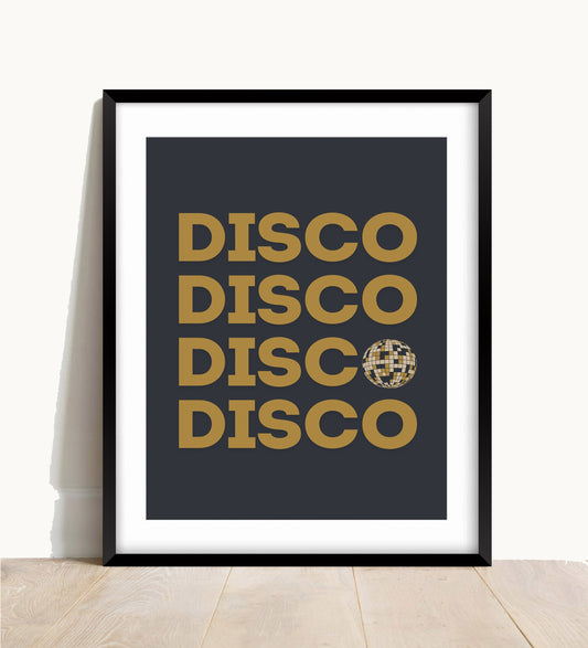 Disco Wall Print