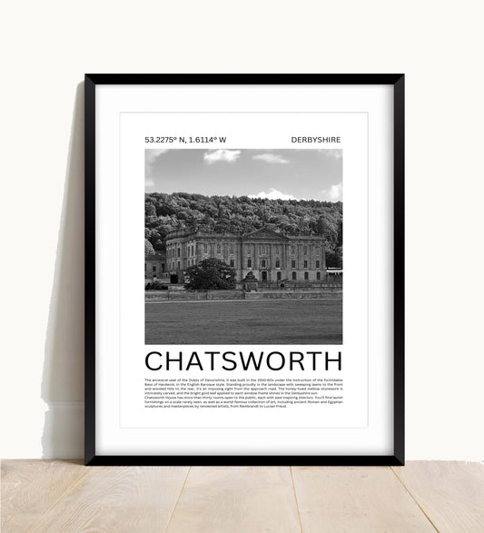 Chatsworth House, Derbyshire, Print