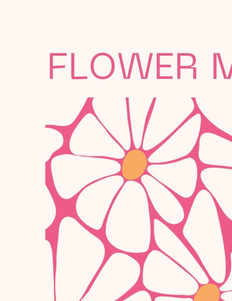 Colourful Flower Market Print: Columbia Road Floral Wall Art