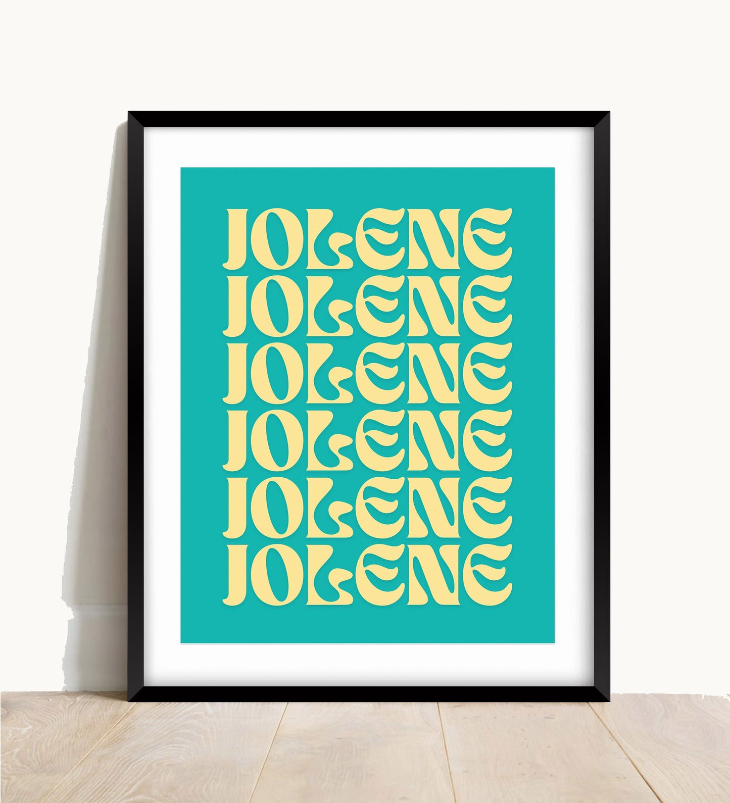 Dolly Parton Jolene Poster: Song Lyrics Wall Art