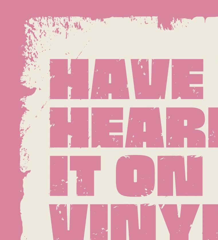 Vinyl Record Player Print: Music Lover Gift, Bar Decor (A4/A3)