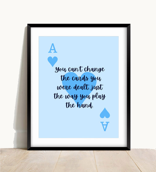 Ace of Hearts Print