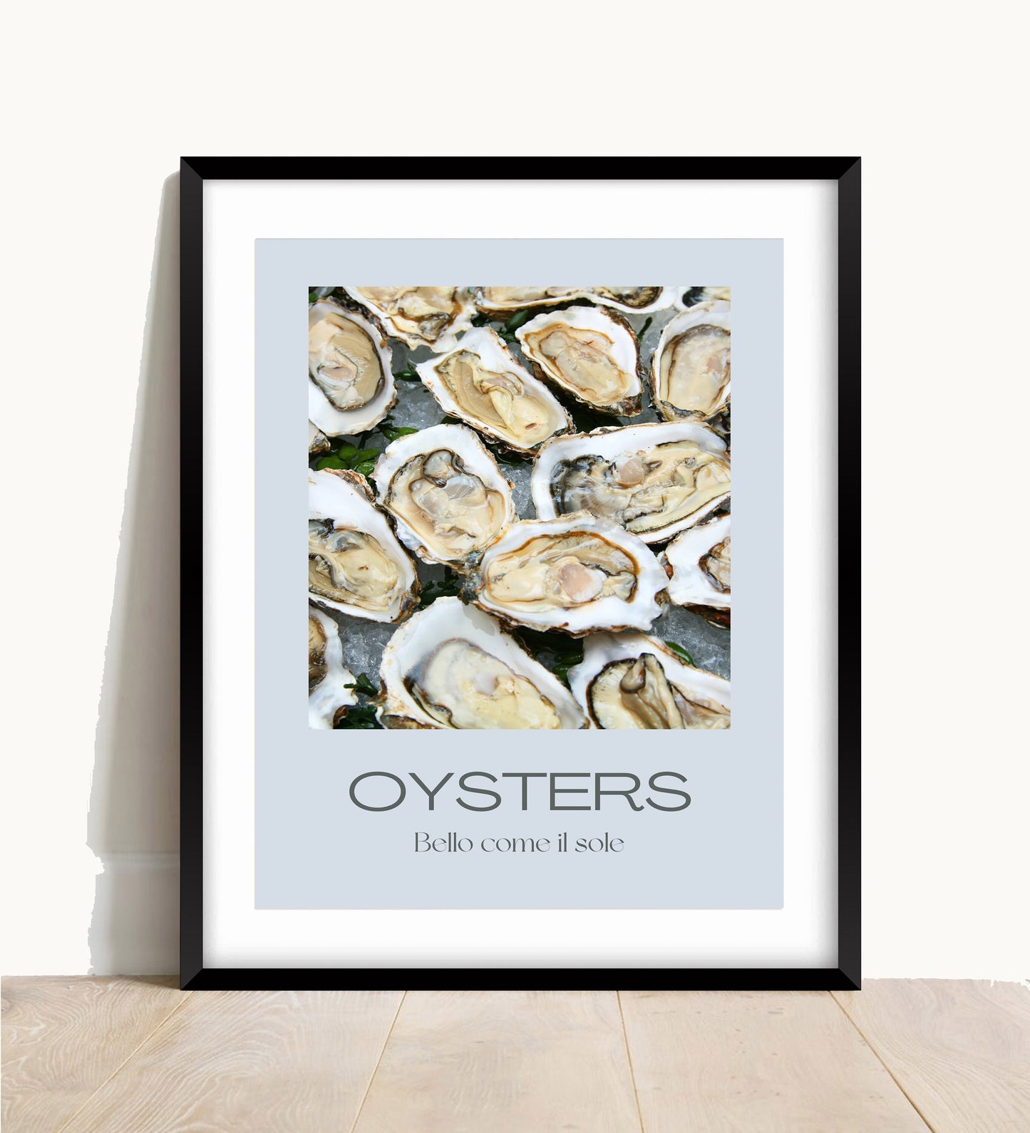 Oyster Kitchen Wall Print: Foodie Gift (A4/A3)