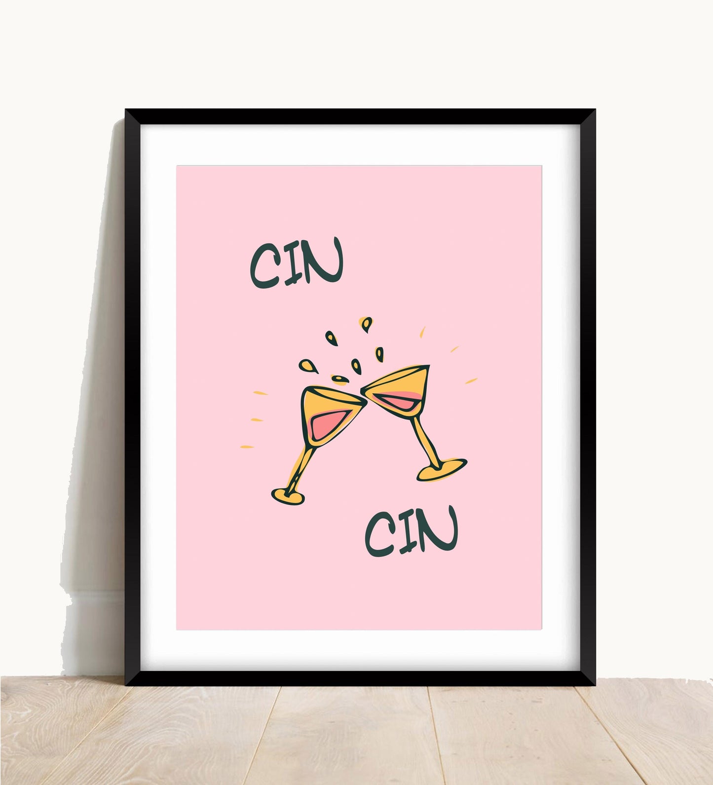 Cheers Wine Print