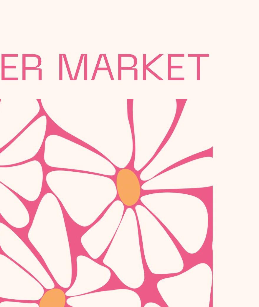 Colourful Flower Market Print: Columbia Road Floral Wall Art