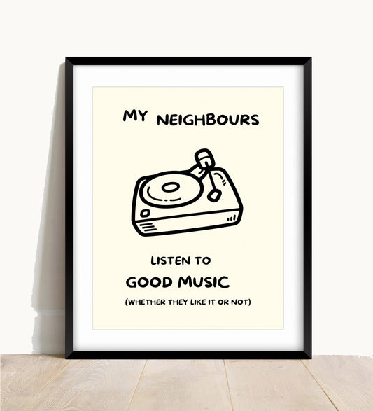 My Neighbours Print